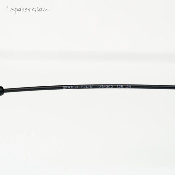 Prada Women Sunglasses Black Grey Rectangle PRB50S 1AB3C2 NEW AUTHENTIC main image 10